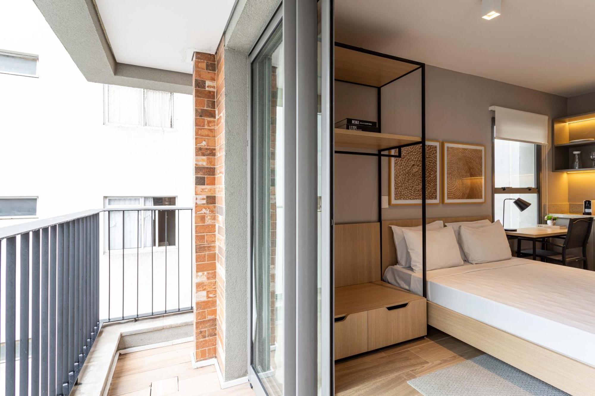 Apartamentos Proximos Ao Masp E A Metros Da Estacao Consolacao E Avenida Paulista - Next Haddock サンパウロ エクステリア 写真