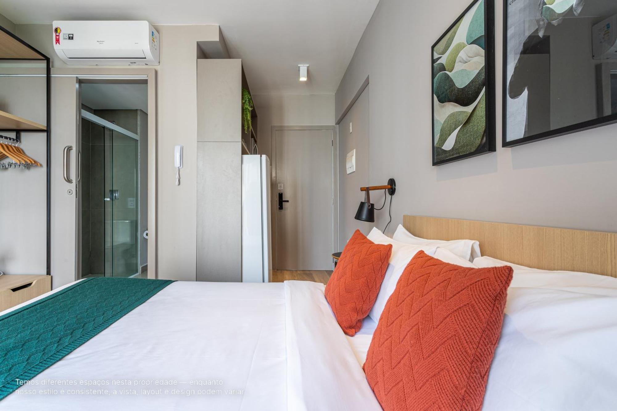 Apartamentos Proximos Ao Masp E A Metros Da Estacao Consolacao E Avenida Paulista - Next Haddock サンパウロ 部屋 写真