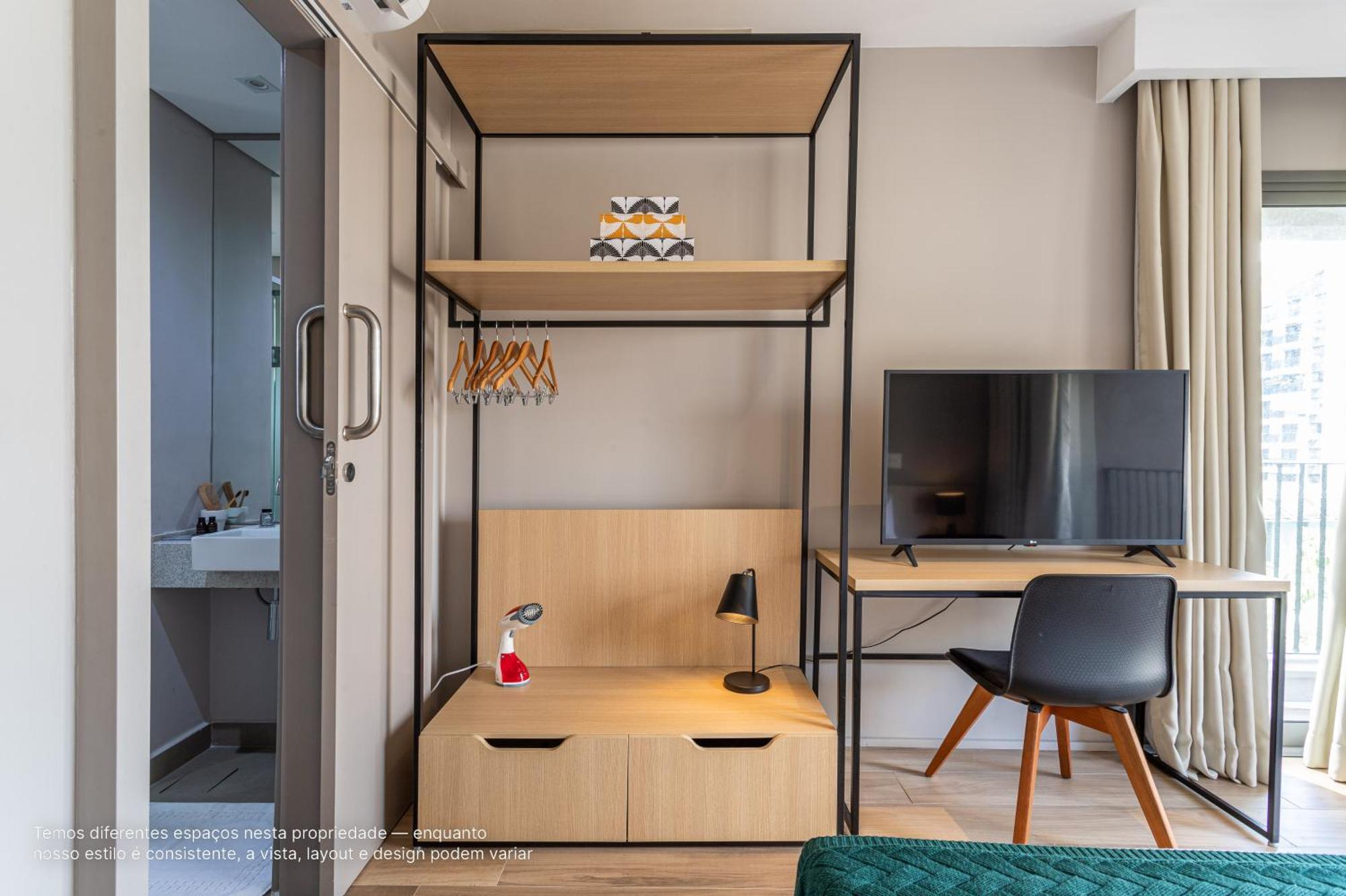 Apartamentos Proximos Ao Masp E A Metros Da Estacao Consolacao E Avenida Paulista - Next Haddock サンパウロ 部屋 写真